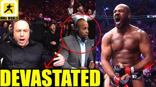 This is how Daniel Cormier reacted LIVE to Jon Jones beating Ciryl Gane in 2 minutes, Dana White,MMA