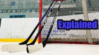 What is the difference between TRUE XC9 ACF, A6.0 SBP & A6.0 HT Hockey Sticks