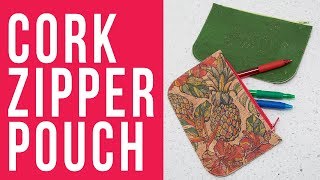 Cork Zipper Pouch