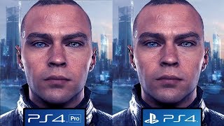 Detroit: Become Human - PS4 vs PS4 Pro Graphics Comparison [4K/60FPS]