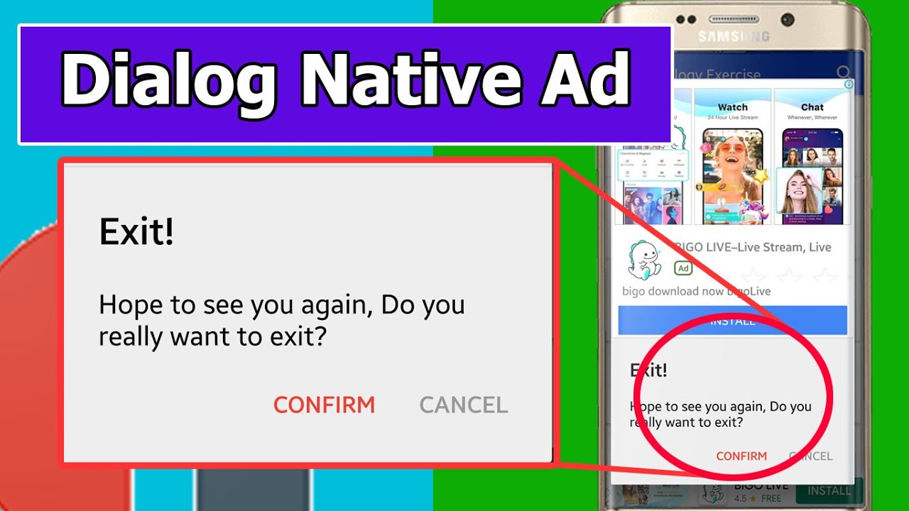 [From Scratch] How To Implement Admob Native Ad With Alert Dialog In ...