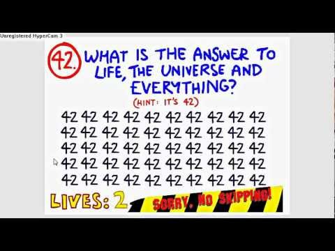 Impossible Quiz question 42 Impossible Quiz question 42