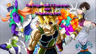 Sparking Zero's MISSING DBZ Characters, Removed from BT3