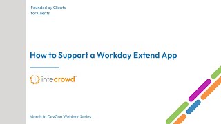 How to Support a Workday Extend App