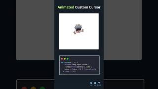 How to Make a Custom Animated Cursor | HTML CSS JS