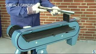 Scantool Industrial Belt Grinder Demonstration YouTube