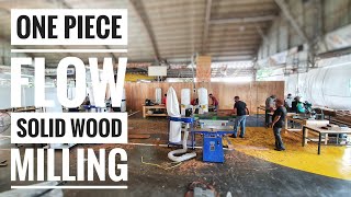 Lean Manufacturing One Piece Flow Solid Wood Milling