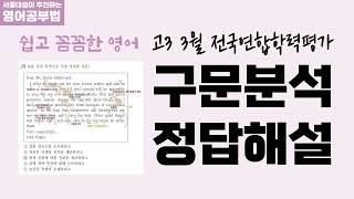 초보자도 쉽게 익히는 꼼꼼한 구문분석 💜 고3 2021년 3월 모의고사 18번