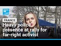 Heavy police presence at rally for killed far-right activist in Lyon • FRANCE 24 English
