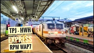 Tiruchchirappalli - Howrah Superfast Special | RPM WAP7 hauled TPJ - HWH at Mambalam!!!