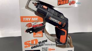 WORX WX255 4V Cordless Multibit Screwdriver with Screwholder - Slidedriver