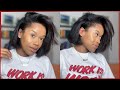 I CUT MY HAIR!  | D.I.Y BLUNT SHORT CUT BOB ON NATURAL HAIR  💇🏾‍♀️