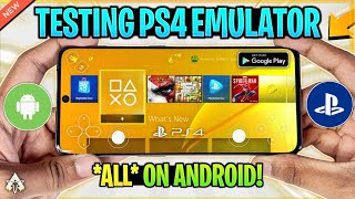 🔥 TESTING *ALL* PS4 EMULATORS FOR ANDROID FROM PLAYSTORE | PLAY PS4 GAMES ON ANDROID | TRUTH