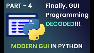 PyQt Tutorial for Beginners: Create a Simple GUI in Python using PyQt | PART 4