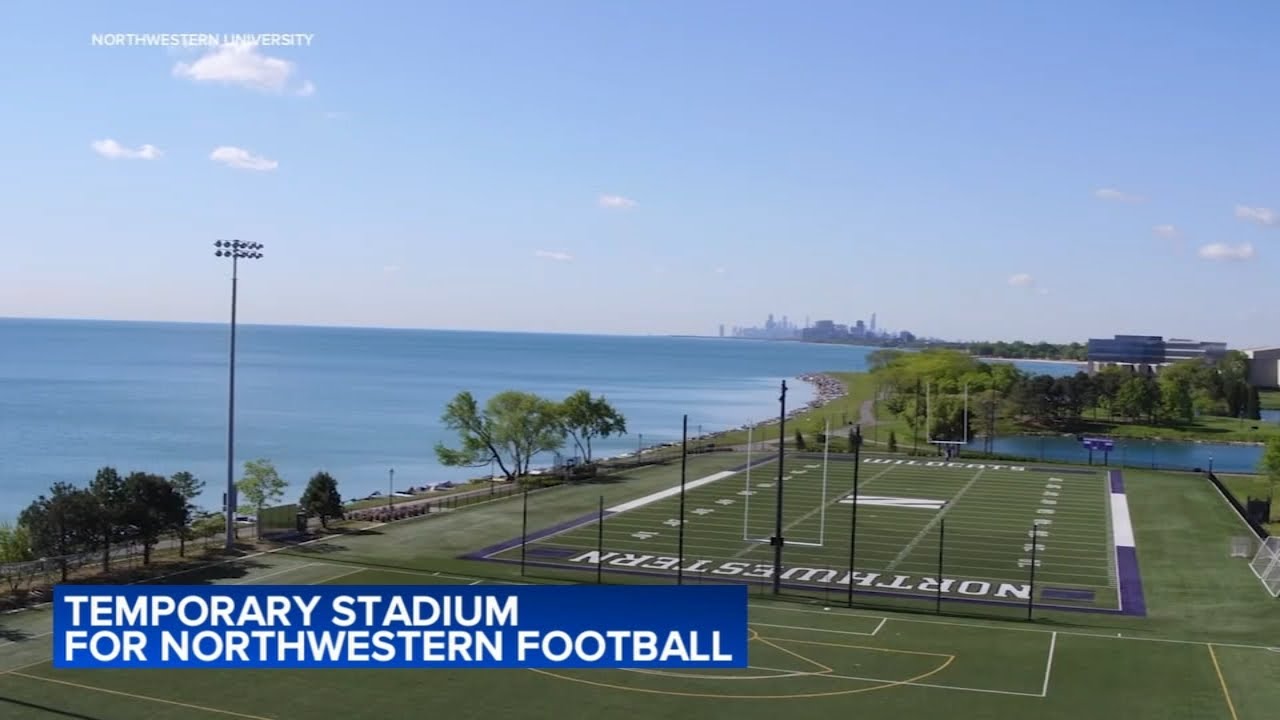 Northwestern Players, Fans Excited For Football Games At Temporary ...