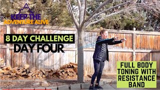 Resistance band STRENGTH WORKOUT for OSTEOARTHRITIS | Day 4/8 | Dr Alyssa Kuhn