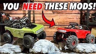 TOP 7 BEST MODS FOR YOUR SCX24 BUILD!