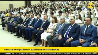 Olimpiada qalibləri mükafatlandırılıb