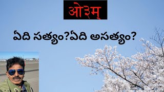 ఏది సత్యం? ఏది అసత్యం? Truth #vedicdharma #sanatandharma #dharmic