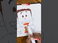 Drawing George Beard from 'Captain Underpants' | Easy idea to fill your sketchbook #shorts