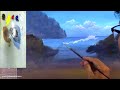 tutorial how to paint rocky beach and crashing waves in acrylics jmlisondra