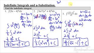 Calculus AB/BC – 6.9 Integrating Using Substitution