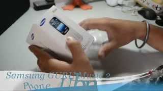 Samsung Guru Music 2 Single-Core, 208MHz SM-B310E -White Unboxing