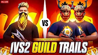 1v2 -1v3 NGF Guild Trails Live - Guild Trails Live Telugu #freefire