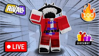 🔴LIVE Roblox Rivals (⚔️ 1v1ing viewers!) | 💸 SKINCASE Giveaway At Sub Goal! 🔥