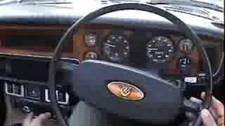 Motodrome jaguar XJ C V12 convertible for sale in action