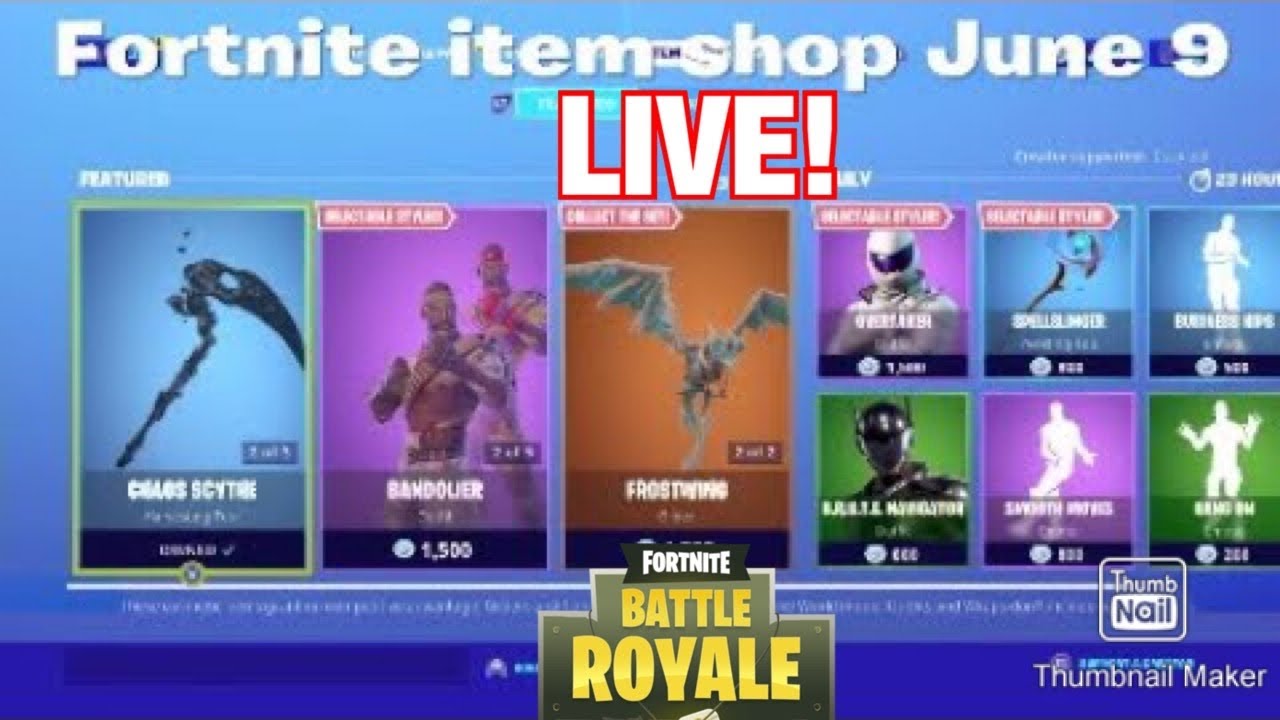 NEW FORTNITE ITEM SHOP COUNTDOWN! (June 9th, 2020) (NEW FORTNITE ITEM ...