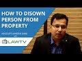 Indian Kanoon - How to disown a person from property - संपत्ति से व्यक्ति को अस्वीकार करना - LawRato