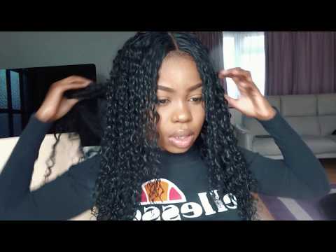 How to define your curly weave/wig ft MsHere Hair Peruvian Curly hair How to define your curly weave/wig ft MsHere Hair Peruvian Curly hair