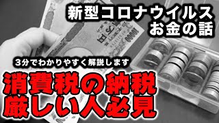 【コロナ】消費税の納税が厳しいそんな場合は納税猶予の検討を！