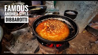 Famous Dibba Rotti in Hyderabad | Andhra Style | Kukatpally | Indian Street Food