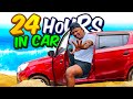 I spent 24 Hours in Car Challange | පැය 24ක් Car එකක් ඇතුලේ හිරවෙලා කරපු Challange එක 😱 | Chill Boy