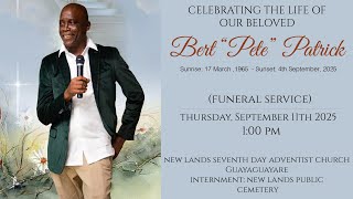 The Funeral Service of Bert Pete Patrick