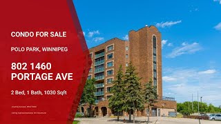 Apartment For Sale at 802 1460 Portage Ave, Polo Park, Winnipeg