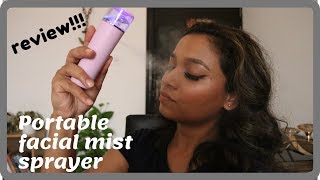 Travel Facial Mister - USB Rechargeable -Portable nano face mist sprayer