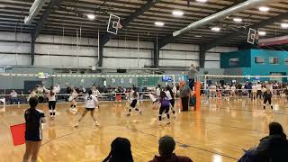 1st Set FW Fire 16.2 White vs. North Point 16 Elite