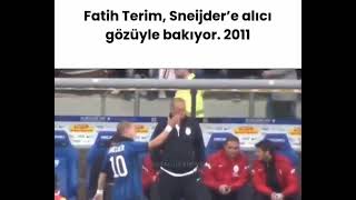 Fatih terim Sneijder'e alıcı gözüyle bakıyor