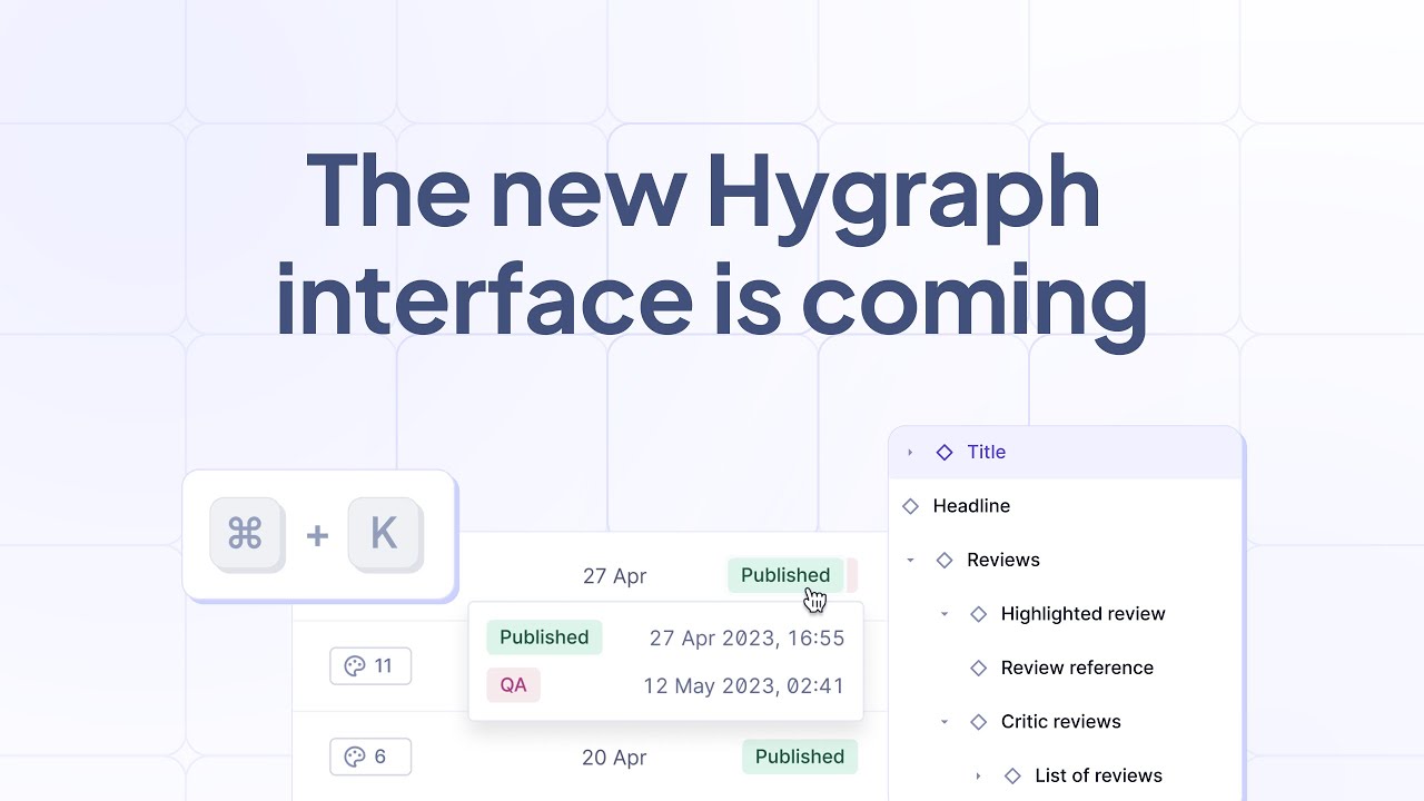 The New Hygraph Interface Is Coming Youtube