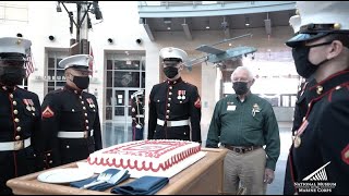 NMMC 245th Marine Corps Birthday Cake Cutting Ceremony