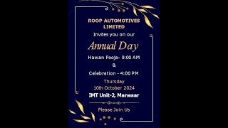 5th Annual Day Celebration_ Main Event  - RAL-IMT Unit 2