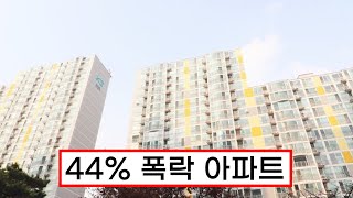 44% 폭락한 아파트...많이 하락한 아파트