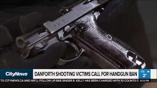 Danforth shooting victims call for handgun ban