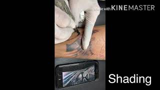 Tiger tattoo shading 7Rm ( សាក់រូប ខ្លា )