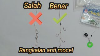 cara membuat rangkaian pancing ikan nila jitu anti mocel