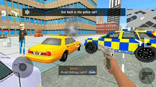 Chase the Taxi and Escort the Limousine in Police Car Driving Sim! Android gameplay
