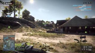 ps4 新兵が頑張るBF4 【コンクエスト】新MAP  Operation Mortar